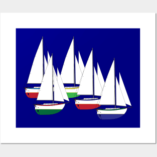 Westsail 32 Sailboats Racing Posters and Art